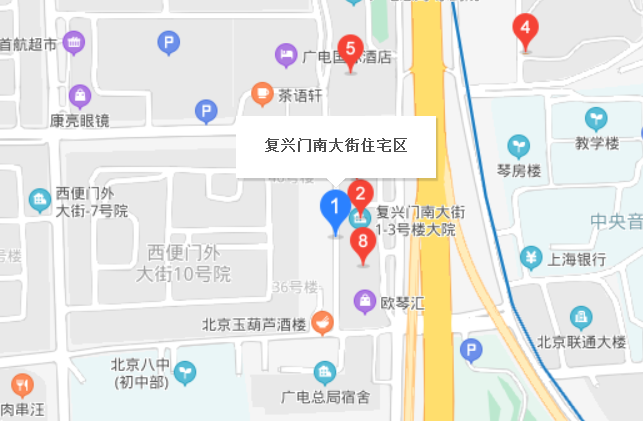 復(fù)興門南大街住宅區(qū)